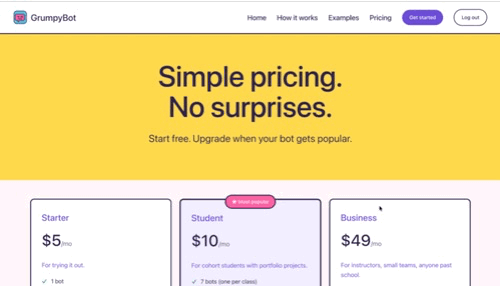 GrumpyBot project preview